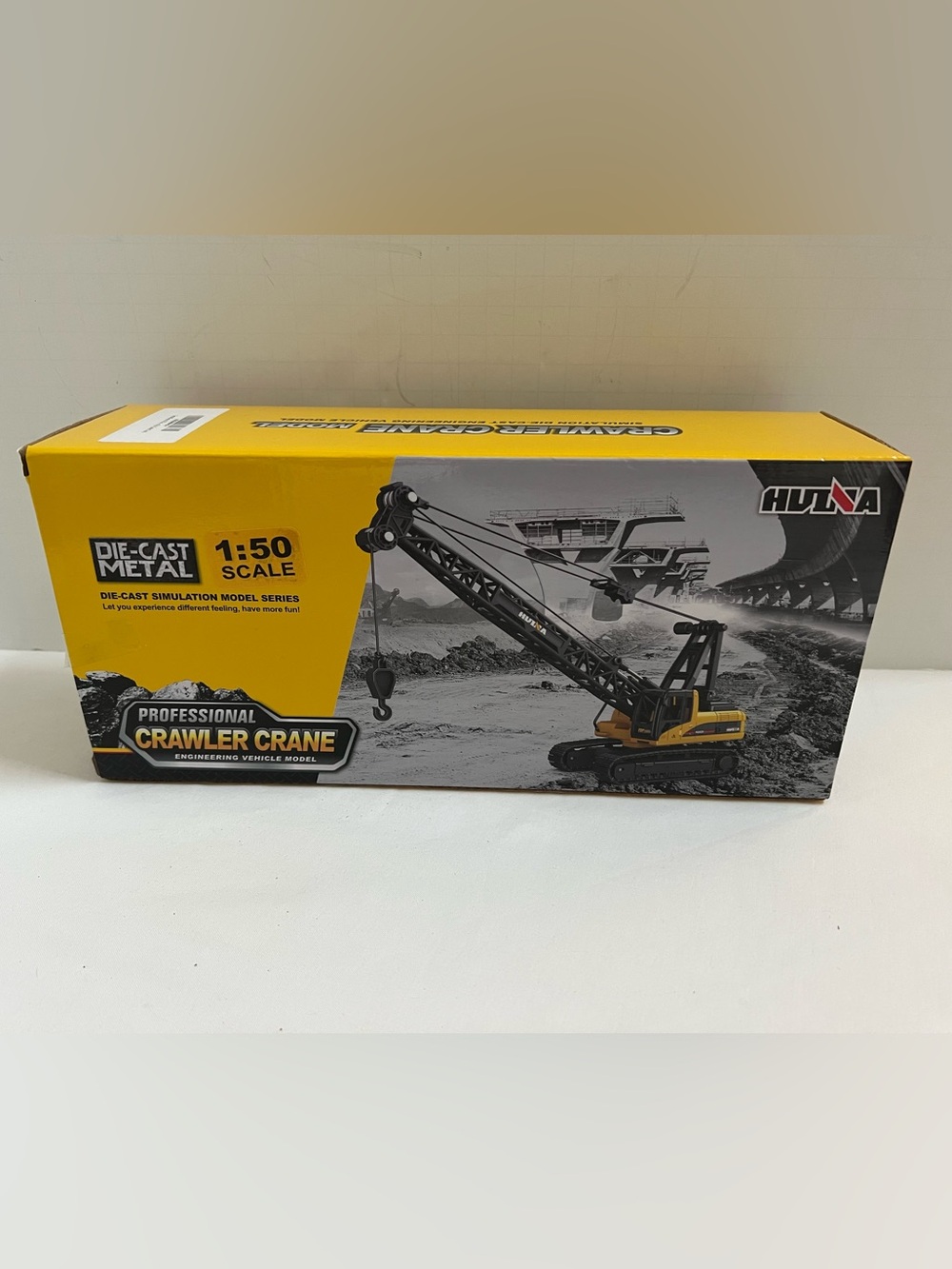 Crawler Crane Model  HULNA 1/50 Scale Heavy Duty Construction Metal NIB #1720